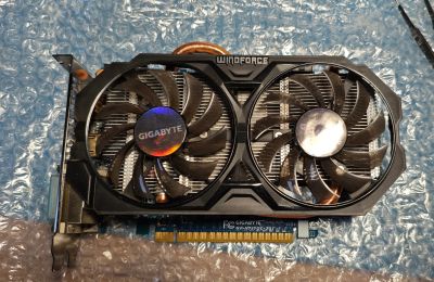 Лот: 24843598. Фото: 1. Видеокарта Gigabyte GTX 750 Ti... Видеокарты