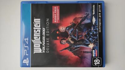 Лот: 16170727. Фото: 1. Ps4 Wolfenstein Youngblood deluxe... Игры для консолей