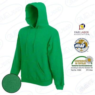Лот: 2095057. Фото: 1. толстовка "кенгуру" hoodie, зеленая. Другое (одежда, обувь, галантерея)
