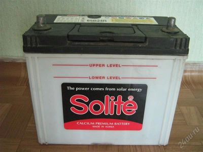 Лот: 2739525. Фото: 1. аккумулятор solite 65B24R как... Аккумуляторы