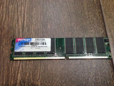 Лот: 14788489. Фото: 1. Оперативная память Patriot DDR1... Оперативная память