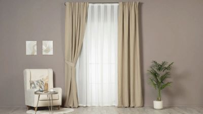 Лот: 25715611. Фото: 1. Портьера Askona Home Linen 135... Шторы, тюль