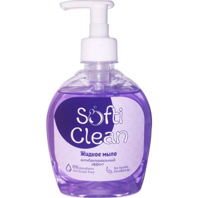 Лот: 24306525. Фото: 1. Мыло жидкое Softi Clean, антибактериальное... Уход за телом