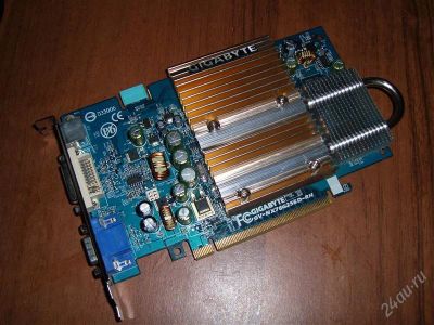 Лот: 830392. Фото: 1. PCI-E Gigabyte 7600GS 256mb DDR2... Видеокарты