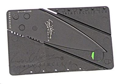 Лот: 3463916. Фото: 1. Нож-кредитка CardSharp. Другое (туризм, охота, рыбалка, самооборона)