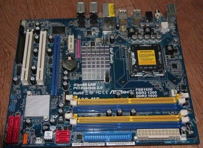 Лот: 18025480. Фото: 1. ASRock P43c-me + процессор E7500. Материнские платы