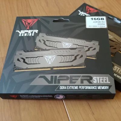 Лот: 21976610. Фото: 1. DDR4 Patriot Viper Steel 16Gb... Оперативная память