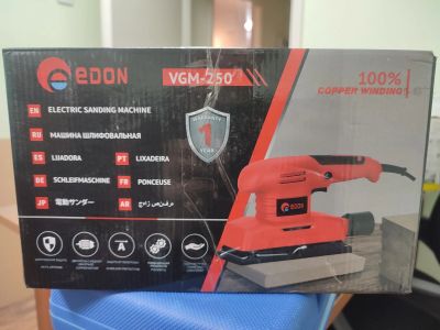 Лот: 24571018. Фото: 1. Шлифовальная машина edon vgm-250... Электроинструмент