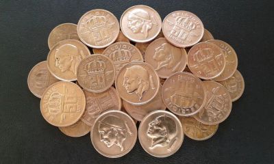Лот: 7695047. Фото: 1. 20 монет Бельгии ( 20с и 50с... Европа