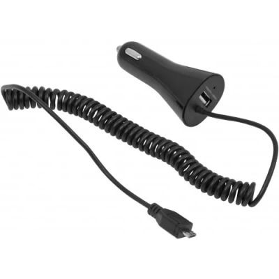 Лот: 3664859. Фото: 1. Автомобильный адаптер USB-MicroUSB... Зарядные устройства, блоки питания, адаптеры сетевые для смартфонов