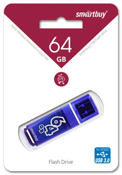 Лот: 6586391. Фото: 1. флэшка Smart Buy на 64gb *Glossy... USB-флеш карты
