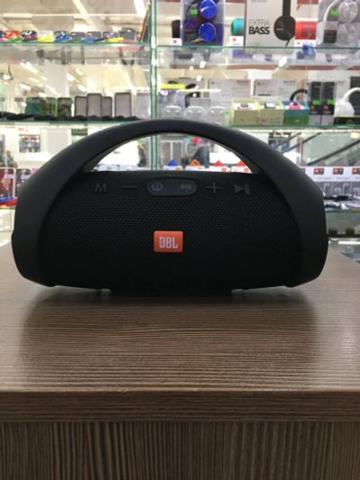 Лот: 11465837. Фото: 1. Колонка JBL BoomsBox mini (чёрная... Портативные, беспроводные колонки