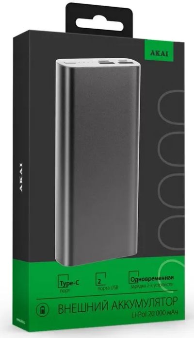 Лот: 24923276. Фото: 1. Внешний аккумулятор Power bank... Внешние, портативные аккумуляторы для смартфонов (Power bank)