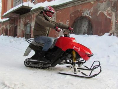 Лот: 3746566. Фото: 1. Снегоход Armada SR150 (красный... Снегоходы, квадроциклы