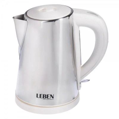 Лот: 13180963. Фото: 1. Чайник электрический LEBEN 1,0л... Чайники, кофемашины, кулеры