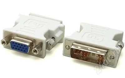 Лот: 2235287. Фото: 1. Переходник DVI-VGA. Шлейфы, кабели, переходники