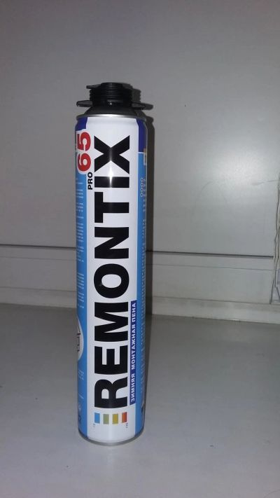 Лот: 11113038. Фото: 1. Пена монтажная Remontix 65 (850... Клеи, герметики, пена монтажная, клейкие ленты