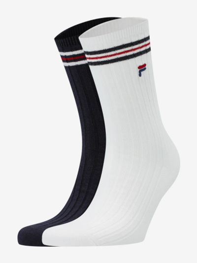 Лот: 22636306. Фото: 1. Носки FILA , 2 пары, Белый. Другое (спортивная одежда)
