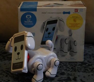 Лот: 24918825. Фото: 1. Робот собака TechPet(Новый). Электронные