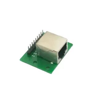 Лот: 21560443. Фото: 1. Гнездо на плате RJ45 (угловое). Разъёмы