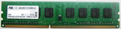Лот: 8828073. Фото: 1. Модуль памяти Foxline DDR3 DIMM... Оперативная память