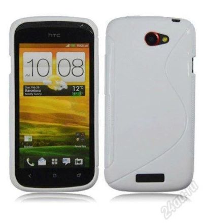 Лот: 2452981. Фото: 1. Чехол на HTC ONE X силикон белый. Чехлы, бамперы