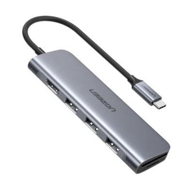 Лот: 24664896. Фото: 1. USB-хаб UGREEN CM195 USB-C to... USB хабы