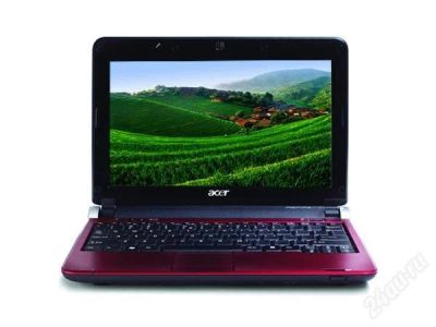 Лот: 1193766. Фото: 1. Красный нетбук Acer Aspire One... Ноутбуки
