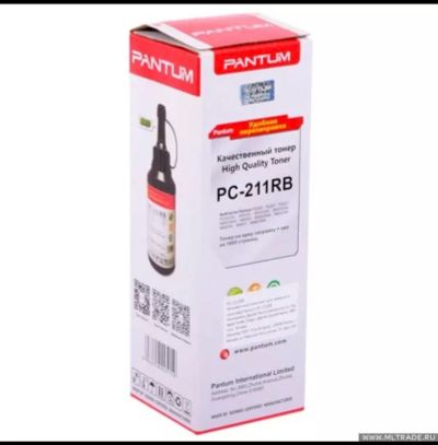 Лот: 13904095. Фото: 1. Тонер Pantum PC-211RB 1600стр... Картриджи, расходные материалы