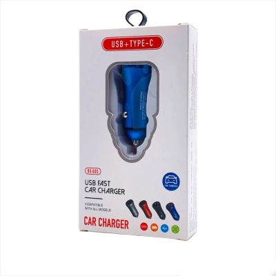 Лот: 22146264. Фото: 1. АЗУ CAR CHARGER DUAL USB-A/USB-C... Зарядные устройства, блоки питания, адаптеры сетевые для смартфонов