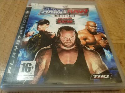 Лот: 11353849. Фото: 1. WWE Smackdown vs RAW 2008 PS3... Игры для консолей