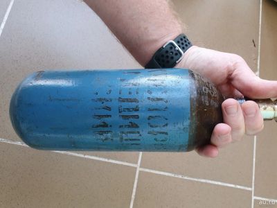 Лот: 17592504. Фото: 1. Баллон кислородный 1л. Баллоны, газ в баллонах