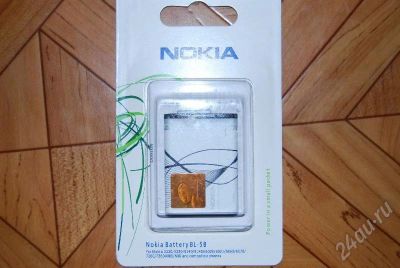 Лот: 163340. Фото: 1. Аккумулятор Nokia BL-5B ориг. Аккумуляторы