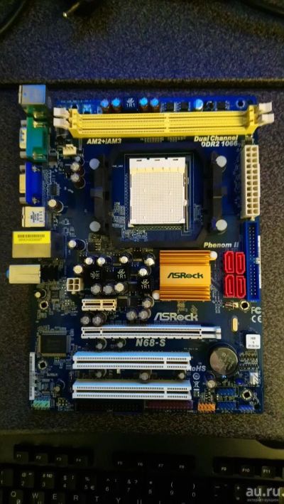 Лот: 10623993. Фото: 1. Материнская плата ASRock N68-S. Материнские платы