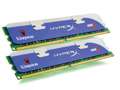 Лот: 9292292. Фото: 1. DDR2 4Gb Kingston HyperX KHX8500D2K2... Оперативная память