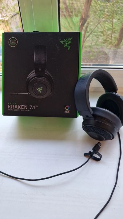 Лот: 20519957. Фото: 1. Наушники Razer kraken 7.1 v2. Наушники, гарнитуры