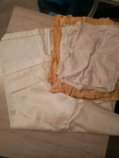 Лот: 12838750. Фото: 1. Вязь большое полотенце и 16 салфеток. Скатерти, салфетки