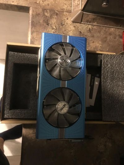 Лот: 11258691. Фото: 1. Sapphire nitro+ radion rx580 8gb. Видеокарты