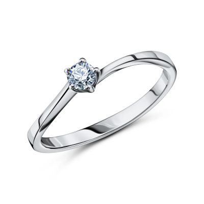 Лот: 23841042. Фото: 1. Золотое кольцо с кристаллом SWAROVSKI. Кольца, перстни