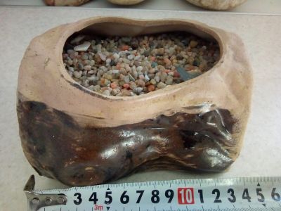Лот: 15480851. Фото: 1. Керамический горшочек для аквариумных... Грунты, украшения, наполнения
