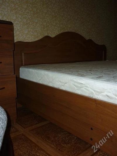 Лот: 1340261. Фото: 1. Кровать двуспальная с ортопедическим... Кровати