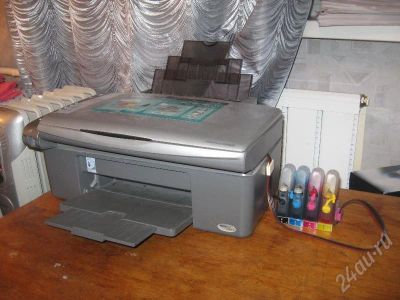 Лот: 173902. Фото: 1. МФУ Epson Stylus CX4100 с СНПЧ... МФУ и копировальные аппараты