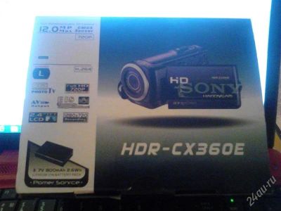 Лот: 2855555. Фото: 1. SONY HDR-CX360E. Видеокамеры