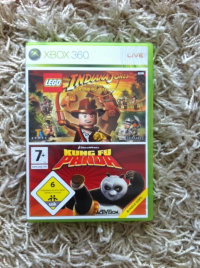 Лот: 3778206. Фото: 1. Lego Indiana Jones + Kung Fu Panda... Игры для консолей
