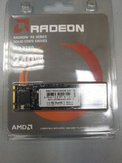 Лот: 17808468. Фото: 1. SSD диск AMD Radeon R5 240gb m... SSD-накопители
