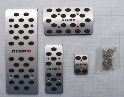 Лот: 5316497. Фото: 1. Накладки на педали Nissan с логотипом... Детали тюнинга