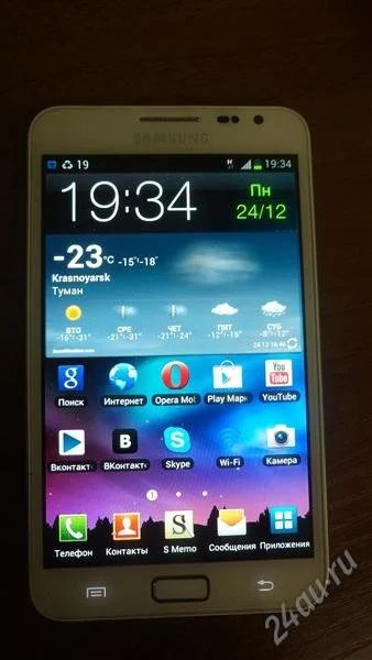 Лот: 2378492. Фото: 1. Samsung Galaxy Note Ceramic White. Смартфоны