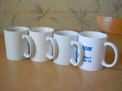 Лот: 6394713. Фото: 1. Кружки для дачи набор 4 штуки. Кружки, стаканы, бокалы