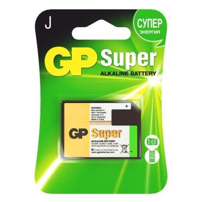 Лот: 24572300. Фото: 1. Батарейка GP Super Alkaline 4LR61... Батарейки, аккумуляторы, элементы питания