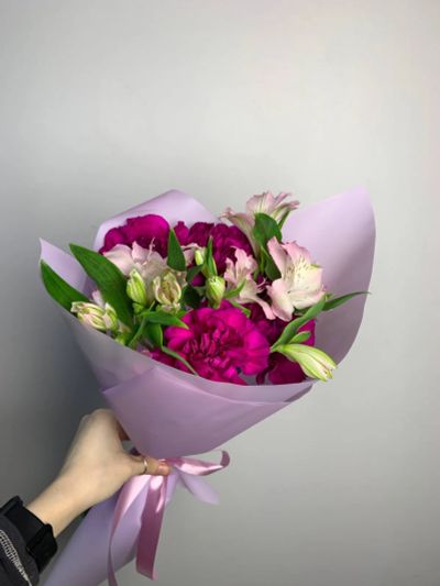Лот: 25727650. Фото: 1. 9. Букет - комплимент торги на... Свежие цветы